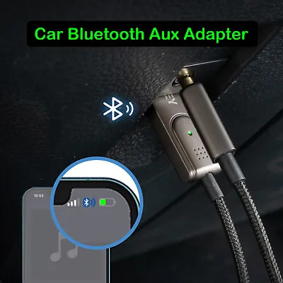 Bluetooth 5.0 Receiver BT 3.5mm Aux Adapter Car Audio Music Kit USB Handsfree UK • £8.08