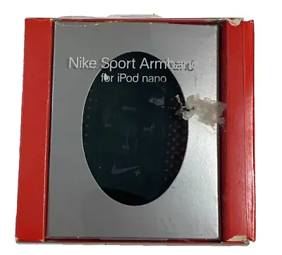 Nike Sport Armband For Apple IPod Nano 1-5 GEN Black & Red • $7.99