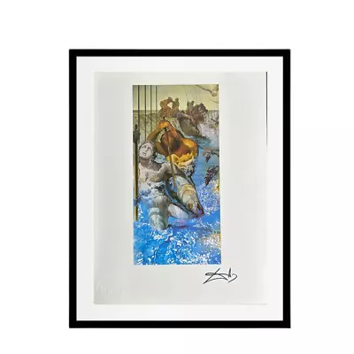 Salvador Dalí Vintage Art Original Signed Print 1936-3 Tuna Fishing • $78.20