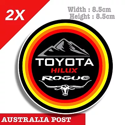Toyota Hilux ROGUE Bull Logo Off Road4WD 4X4 Hilux Toyota  Stickers • $7.50