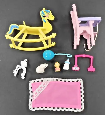Barbie Vtg Clone Baby &Toddler High Chair Rocking Horse Toys Accessories Lot 9 • $12.99