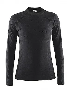 Craft Keep Warm Crew Neck Woman Women's Black Functional Vest Unique Specimen • £36.13