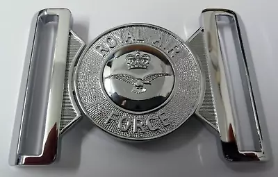 Genuine British Royal Air Force RAF Insignia Ceremonial Stable Belt Buckle NEW • £32.99