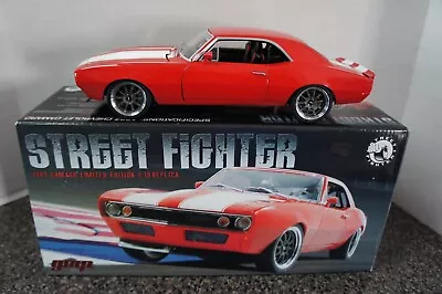GMP 1/18 Scale G1800311 - 1967 Chevrolet Camaro Street Fighter - Red #0018 • $220