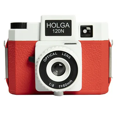 HOLGA 120N White Red Lomo Medium Format Film Camera New UK Stock 120 N Holga • £34.99