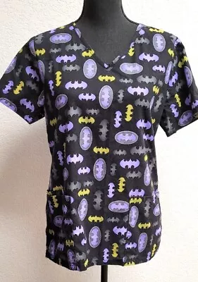 DC Comics Scrup Top (S/CH) Batman Graphic. Short Sleeved. V-Neck. 3 Pocket. • $8.70