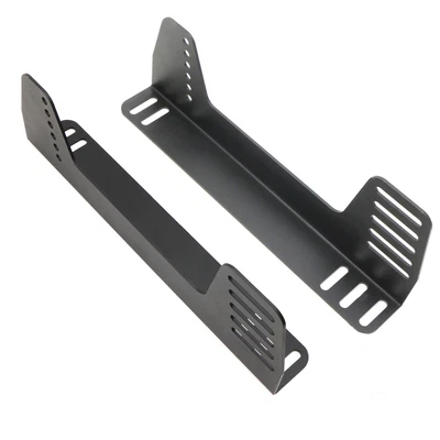 $61.59 • Buy Universal Fit 90-Degree L-Shape Side Mount Brackets For Aftermarket Racing Seat