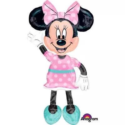 Minnie Mouse 54'' Airwalker Anagram Balloon Birthday Party Decorations Supplies • $14.99