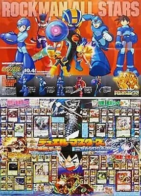 Rockman Mega Man Poster X2 Namco X Capcom Biohazard Tekken Street Fighter Japan • $6.52