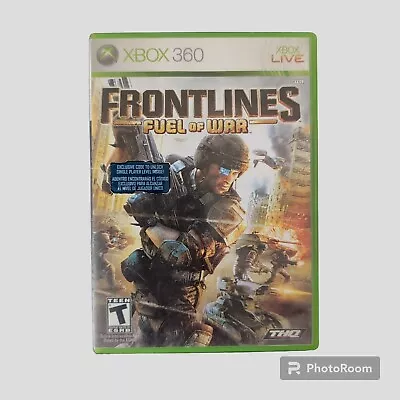 Frontlines Fuel Of War Microsoft Xbox 360 No Manual And Tested • $2