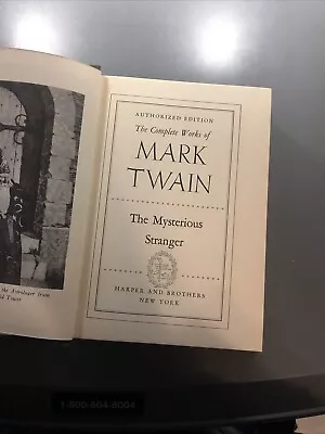 1922 COMPLETE WORKS OF MARK TWAIN VOL. VIII The Mysterious Stranger VERY RARE • $34.99