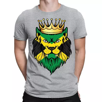 Jamaica Lion Reggae Music Jamaican Flag Mens Womens T-Shirts Tee Top #ADN • £9.99