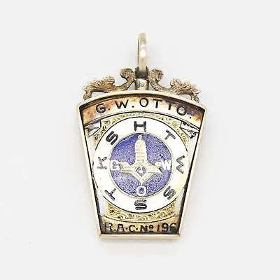 10k Yellow Gold Antique Enamel Ornate Masonic Pendant/Watch Fob • $317.04