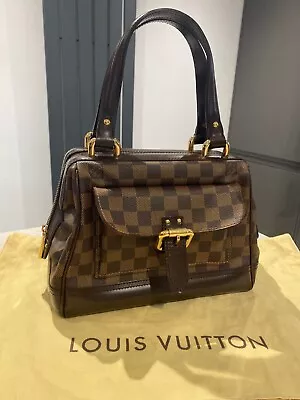 Louis Vuitton Knightsbridge Handbag In Damier Ebene Rare Classic Shoulder Bag  • £675