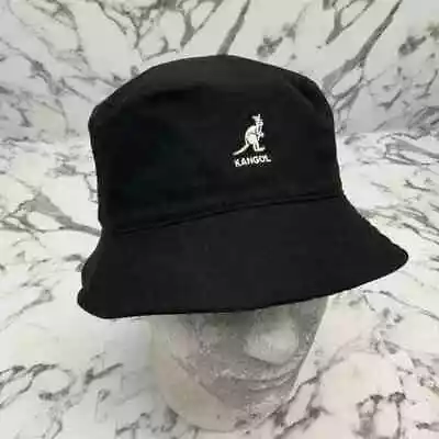 Kangol Black Washed Bucket Hat • $27.99