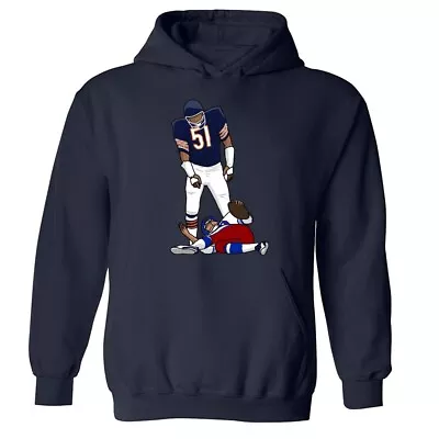 Mike Ditka Sack Hooded Sweatshirt Hoodie • $35.99