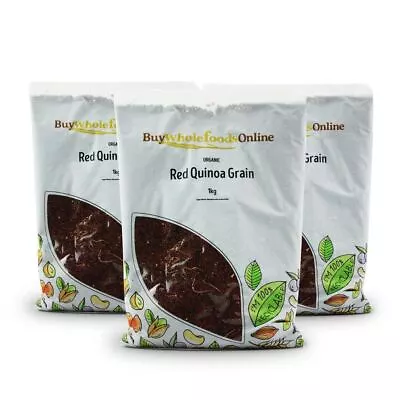 £21.72 • Buy Organic Quinoa Grain (Red) 3kg | BWFO | Free UK Mainland P&P