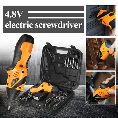 S023 45 In 1 Rechargeable Wireless Electric Screwdriver Drill Kit Power Tool  • $26.90