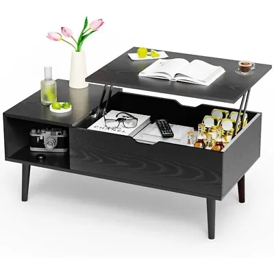 Modern Lift Top Coffee Table With Storage Shelf For Living Room Office • $65.99