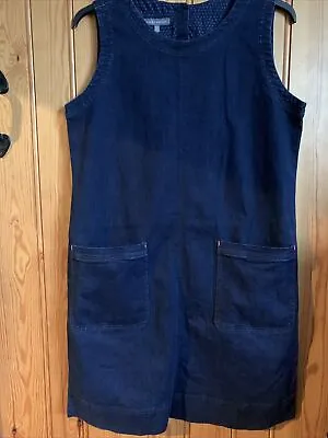 Laura Ashley Denim Dress Size 16 Stretchy NWOT • £25