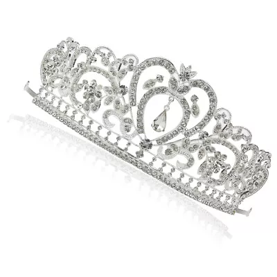  Child Bridal Tiara Charming Hair Accessories Crystal Headband • £9.98