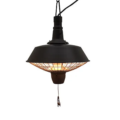 Outsunny 2100W Electric Patio Heater Garden Ceiling Hanging Warmer Halogen Light • £43.99