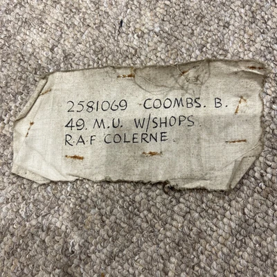 World War 2 Royal Air Force Memorabilia Address & Number • £3.99