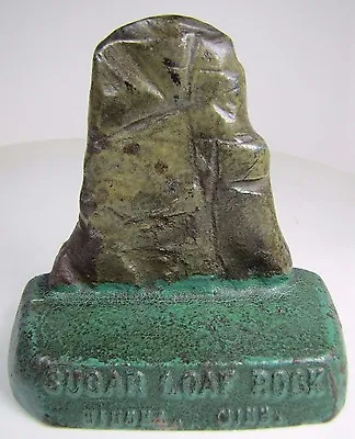 1939 SUGAR LOAF ROCK WINONA MINNESOTA STATE FAIR BSA Cast Iron Doorstop RHTF • $1895