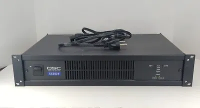 QSC CX302V Two-Channel Direct 70V Power Amplifier Amp Untested Powers On  • $139.99
