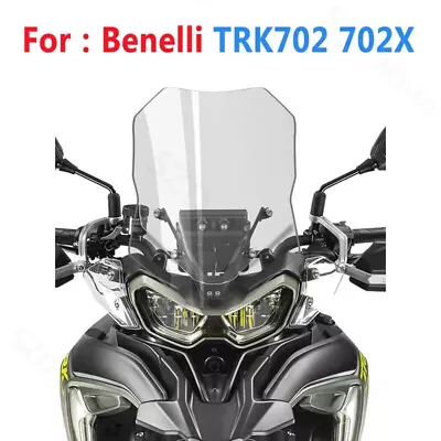 For Benelli TRK702 702x Motorcycle Accessories Windshield Windscreens Wind Defle • $172.19