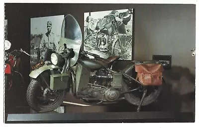 Postcard 1942 HD Motorcycle WLA Flathead V-twin Military Vintage • $4.99