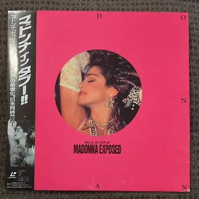 Japan  Laserdisc Madonna Exposed  In Taboo W/Obi  • $199.95