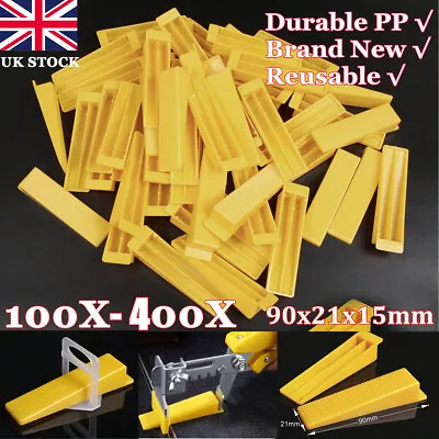 £6.79 • Buy  100/200/400 Tile Leveling Spacer System Tool Wedges Wall Floor Tiling Alignment