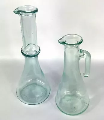 Lot Of 2 Vintage Mod Dep Cruet Bottle Made In Italy 250ml Mid Century Decor • $25.99