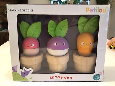 $25 • Buy Le Toy Van Petilou Stacking Veggies