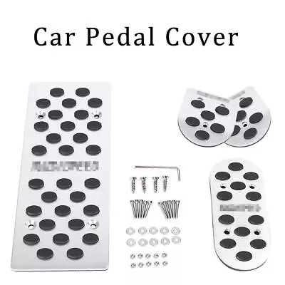 4x Auto Foot Rest Pedal Fit Mazda 2 3 6 MX-3 MX-5 MX-6 RX-7 RX-8 Silver Aluminum • $29.98