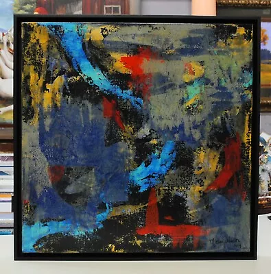 Michael Johnston  Summer's End  26.825 X27.125  Original Oil Abstract • $595