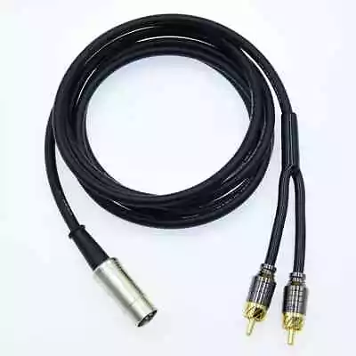 5-Pin DIN Male MIDI Cable To 2 Dual RCA Male Plug Audio Cable For Naim Quad • $30.75