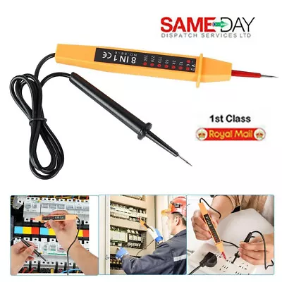 Electrical Voltage Equipment Tester Fuse Test Lamp Tester 8 In 1 Voltage Tester • £9.99