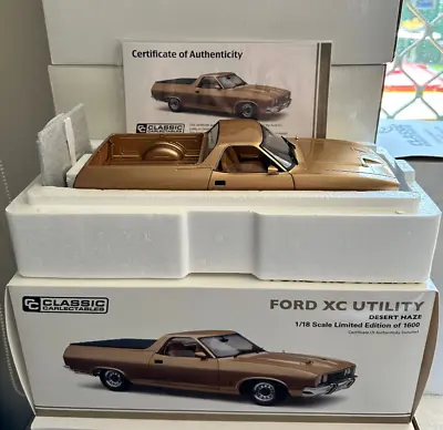 Classic 1/18 Ford Xc Falcon  Ute Utility Desert Haze Limited Edition   #18771 • $249