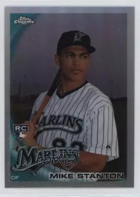 2010 Topps Chrome Refractor Giancarlo Stanton (Called Mike On Card) Rookie RC • $14.34