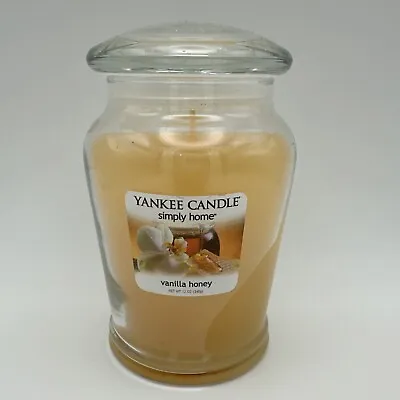 Yankee Candle ~ Vanilla Honey ~ Simply Home ~ 12oz Jar ~ HTF New Rare Retired • £34.06