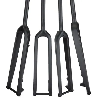$181.09 • Buy Bicycle MTB Front Fork Carbon Fiber Rigid Fork 26 27.5 29er Thru Axle 15mm*100mm