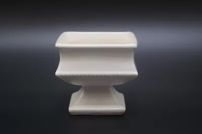 Vintage . McCoy Pottery MidCentury Vintage White Square Pedestal McCoy Planter • $24