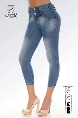  Verox Jeans Colombianos Butt Lifter Fajas Colombianas Jeans Levanta Cola 2009 • $36