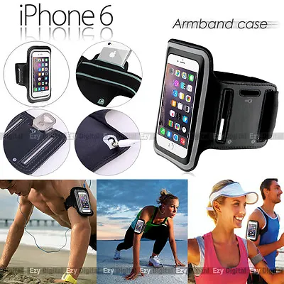 $5.99 • Buy BLACK Running GYM Armband Case For Apple IPhone SE 5 5S 6 6S 7 8 Plus & IPhone X