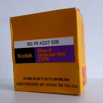 Kodak 7276 Plus-x Reversal Super 8 8mm Film Cartridge 50ft Pxr 464 • £48.99