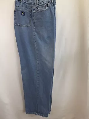 Real Work Wear Mens Blue Denim Jeans Size 48 X 30 Vintage • $17.95