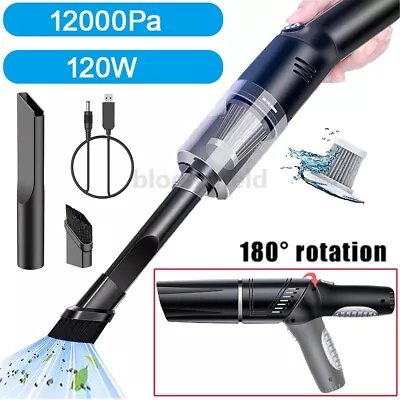 Handheld Cordless Vacuum 12000PA Strong Suction Car / Computer Cleaning Cleaner • $19.99