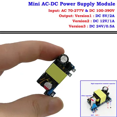 $2.85 • Buy AC-DC Converter Power Supply Module AC 110V 220V 230V To 5V 12V 24V Switching F$